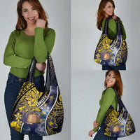 Tokelau Grocery Bag National Badge Waves Style