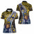 Personalised Tokelau Women Polo Shirt National Badge Waves Style