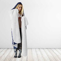Pitcairn Islands Hooded Blanket Coat Of Arms Waves Style DT05 - Polynesian Pride