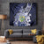 Pitcairn Islands Tapestry Coat Of Arms Waves Style