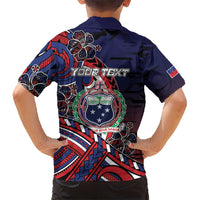 Personalised Samoa Wrestling Kid Hawaiian Shirt Polynesian Warrior Funny Style DT05 - Polynesian Pride
