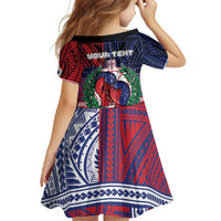 Personalised Samoa Boxing Family Matching Short Sleeve Bodycon Dress and Hawaiian Shirt Samoan Boxer Funny Style DT05 - Polynesian Pride
