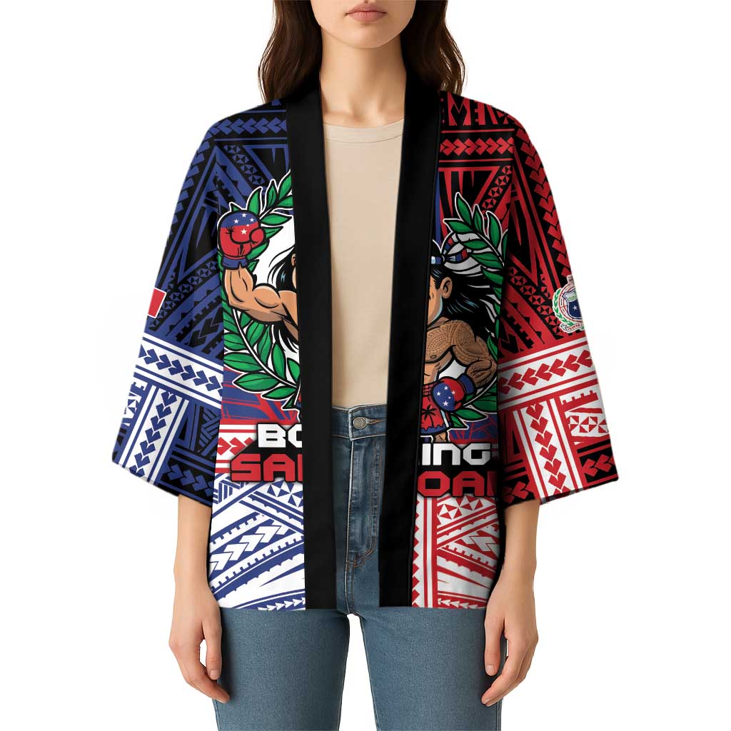 Personalised Samoa Boxing Kimono Samoan Boxer Funny Style - Polynesian Pride