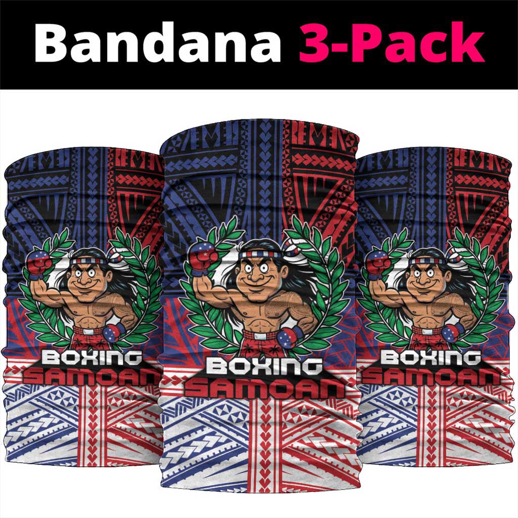 Samoa Boxing Neck Gaiter Samoan Boxer Funny Style - Polynesian Pride