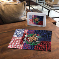 Samoa Boxing Puzzle Samoan Boxer Funny Style - Polynesian Pride