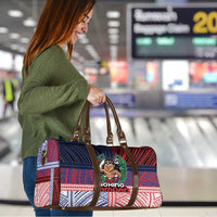 Samoa Boxing Travel Bag Samoan Boxer Funny Style - Polynesian Pride