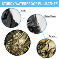 Niue Spare Tire Cover Niuean Crab Waves Style DT05 - Polynesian Pride