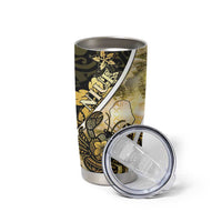 Personalised Niue Tumbler Cup Niuean Crab Waves Style DT05 - Polynesian Pride