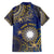 Personalised Nauru Family Matching Long Sleeve Bodycon Dress and Hawaiian Shirt Hibiscus Polynesian Tribal Pattern