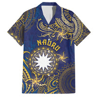 Personalised Nauru Family Matching Puletasi and Hawaiian Shirt Hibiscus Polynesian Tribal Pattern