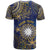 Personalised Nauru T Shirt Hibiscus Polynesian Tribal Pattern