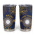 Personalised Nauru Tumbler Cup Hibiscus Polynesian Tribal Pattern