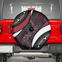 Aotearoa New Zealand Native Birds Map Spare Tire Cover Silver Fern Tribal Pattern DT05 - Polynesian Pride