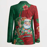 Hawaii Christmas Blazer Mele Kalikimaka Funny Hawaiian Santa DT05 - Polynesian Pride