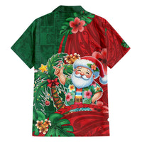 Hawaii Christmas Hawaiian Shirt Mele Kalikimaka Funny Hawaiian Santa - Polynesian Pride