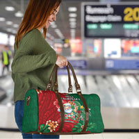 Hawaii Christmas Travel Bag Mele Kalikimaka Funny Hawaiian Santa - Polynesian Pride