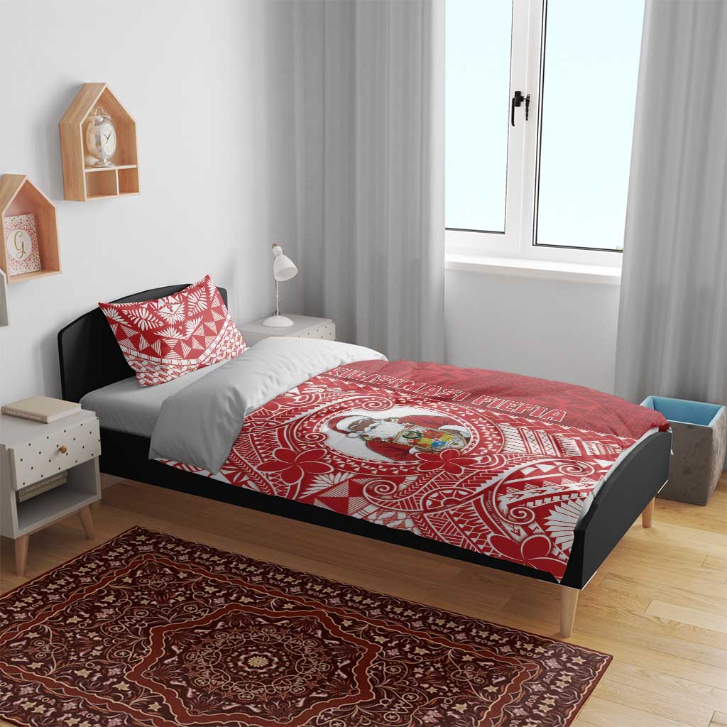 Tonga Christmas Bedding Set Kilisimasi Fiefia - Polynesian Pride