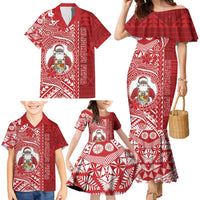 Tonga Christmas Family Matching Mermaid Dress and Hawaiian Shirt Kilisimasi Fiefia DT05 - Polynesian Pride