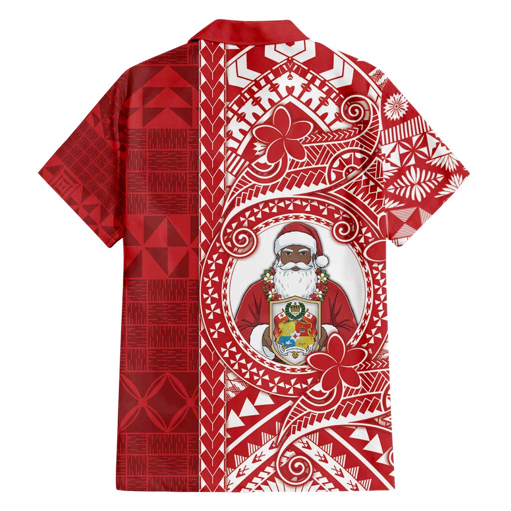 Tonga Christmas Family Matching Off Shoulder Short Dress and Hawaiian Shirt Kilisimasi Fiefia DT05 - Polynesian Pride