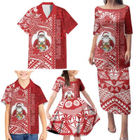 Tonga Christmas Family Matching Puletasi and Hawaiian Shirt Kilisimasi Fiefia DT05 - Polynesian Pride