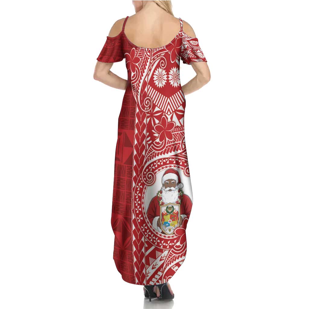Tonga Christmas Family Matching Summer Maxi Dress and Hawaiian Shirt Kilisimasi Fiefia DT05 - Polynesian Pride