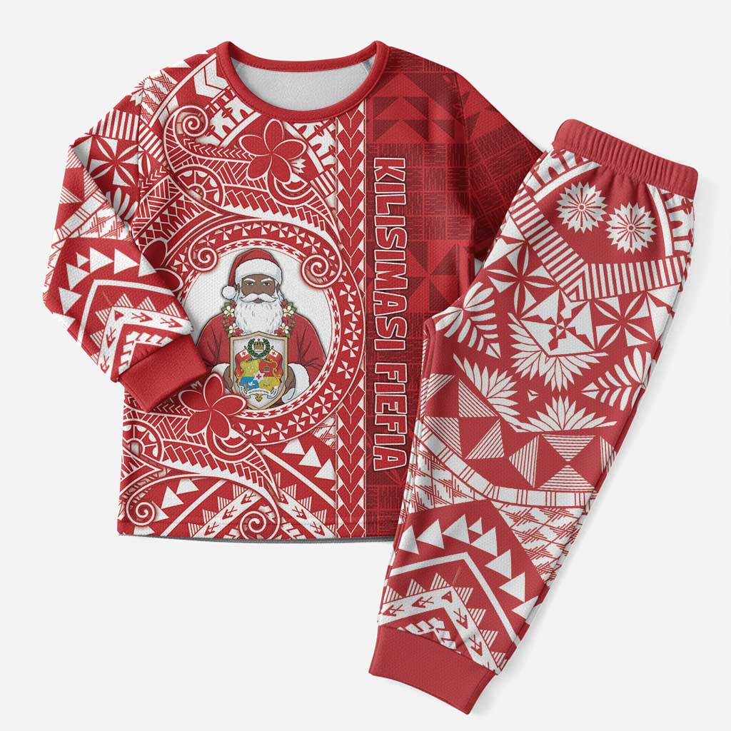 Tonga Christmas Pajama Set Kilisimasi Fiefia DT05 Men Red - Polynesian Pride