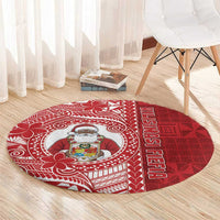 Tonga Christmas Round Carpet Kilisimasi Fiefia DT05 - Polynesian Pride