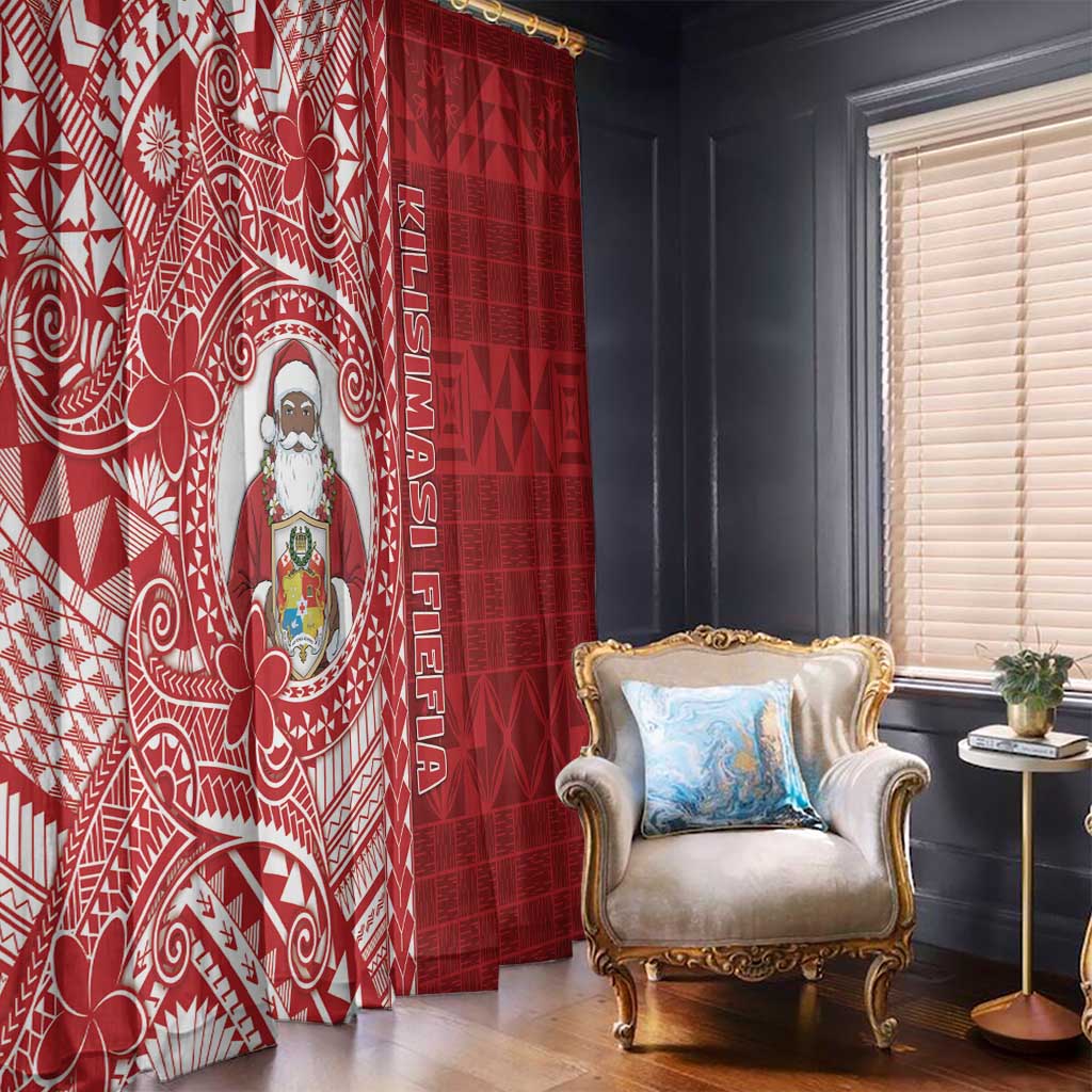 Tonga Christmas Window Curtain Kilisimasi Fiefia DT05 - Polynesian Pride