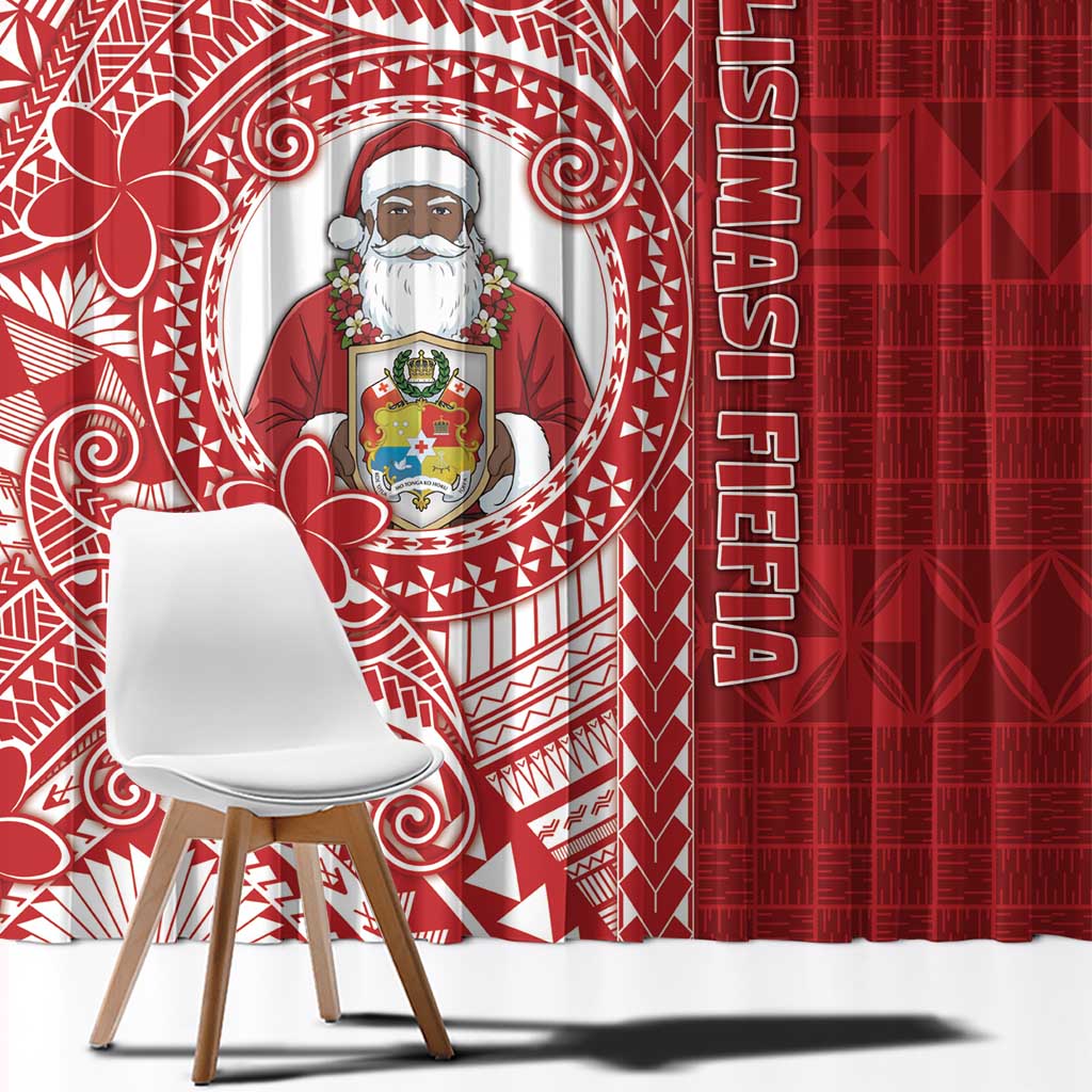 Tonga Christmas Window Curtain Kilisimasi Fiefia DT05 - Polynesian Pride