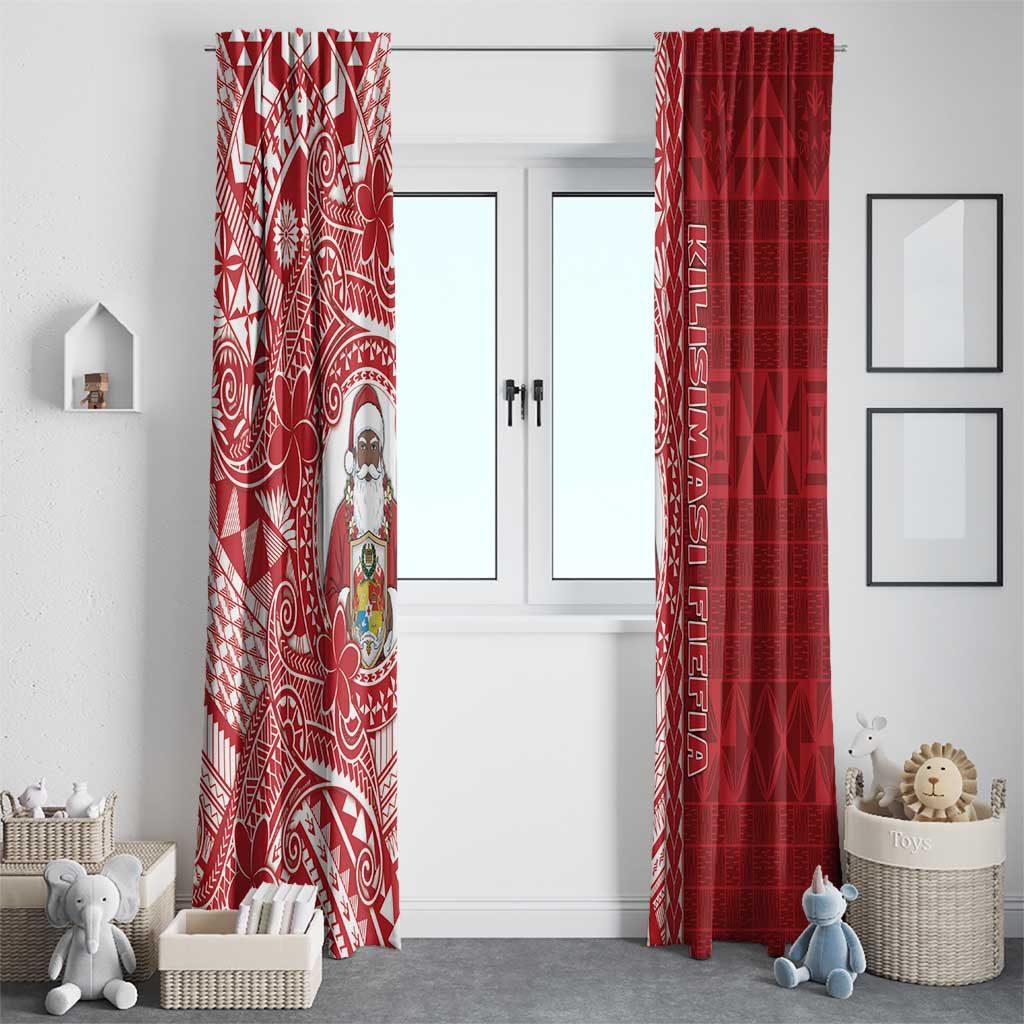 Tonga Christmas Window Curtain Kilisimasi Fiefia DT05 - Polynesian Pride