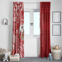 Tonga Christmas Window Curtain Kilisimasi Fiefia DT05 - Polynesian Pride