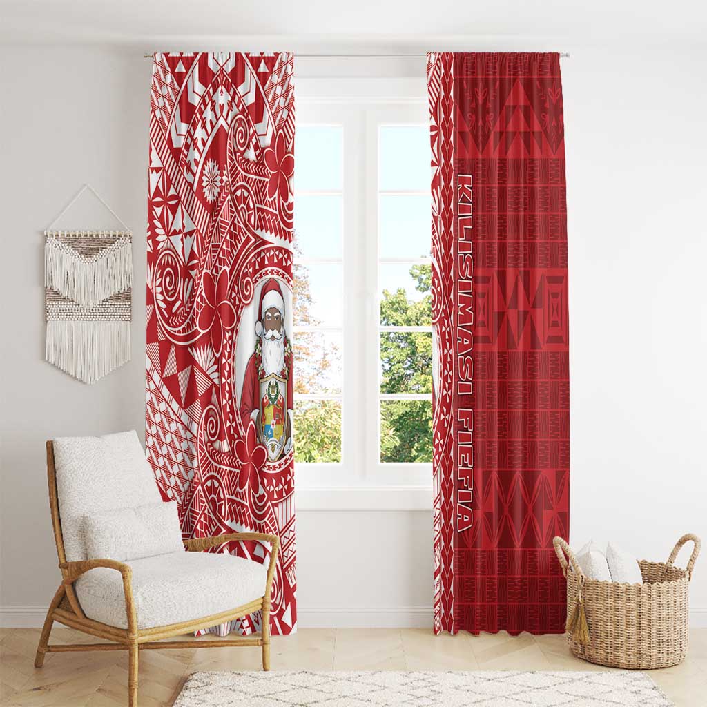 Tonga Christmas Window Curtain Kilisimasi Fiefia DT05 - Polynesian Pride