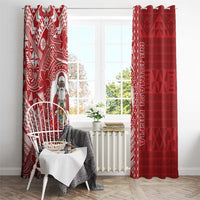 Tonga Christmas Window Curtain Kilisimasi Fiefia DT05 - Polynesian Pride