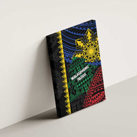 Philippines Christmas Canvas Wall Art Xmas Tree Filipino Tribal Patterns - Polynesian Pride