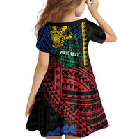 Personalised Philippines Christmas Family Matching Off Shoulder Maxi Dress and Hawaiian Shirt Xmas Tree Filipino Tribal Patterns DT05 - Polynesian Pride