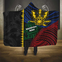 Philippines Christmas Hooded Blanket Xmas Tree Filipino Tribal Patterns DT05 - Polynesian Pride