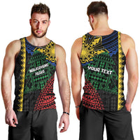 Personalised Philippines Christmas Men Tank Top Xmas Tree Filipino Tribal Patterns DT05 - Polynesian Pride