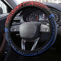 Philippines Christmas Steering Wheel Cover Xmas Tree Filipino Tribal Patterns DT05 - Polynesian Pride
