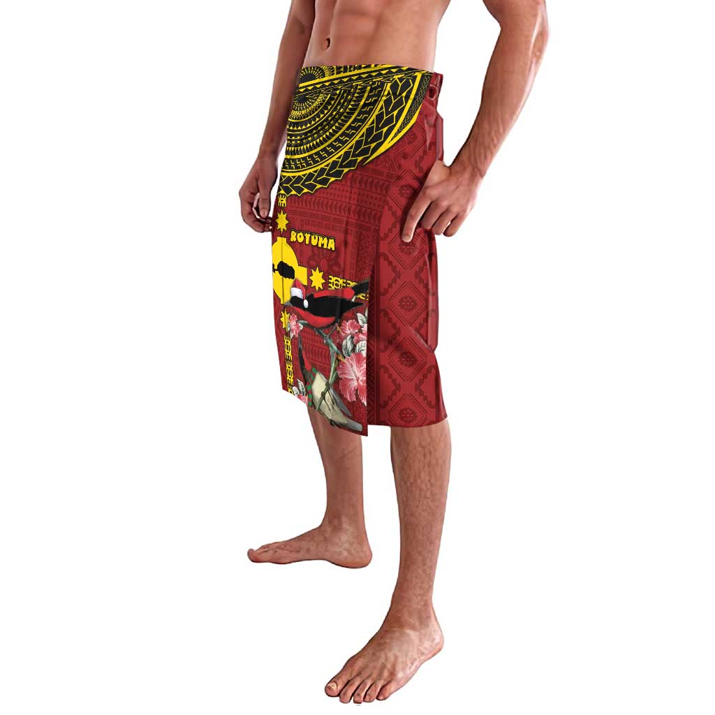Rotuma Christmas Lavalava Rotuma Myzomela Birds With Hibiscus Flowers DT05 - Polynesian Pride
