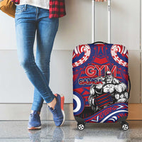 Samoa Gym Luggage Cover Muscle Samoan Tribal Waves DT05 - Polynesian Pride