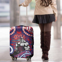 Samoa Gym Luggage Cover Muscle Samoan Tribal Waves DT05 - Polynesian Pride