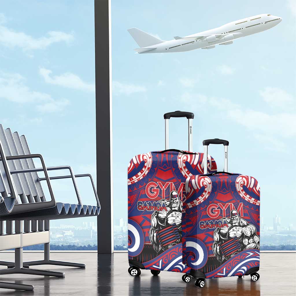 Samoa Gym Luggage Cover Muscle Samoan Tribal Waves DT05 - Polynesian Pride