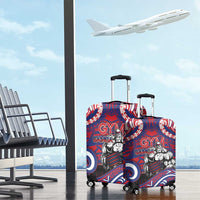 Samoa Gym Luggage Cover Muscle Samoan Tribal Waves DT05 - Polynesian Pride