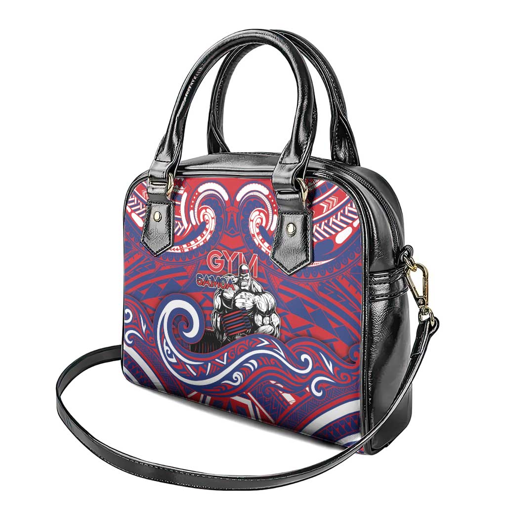 Samoa Gym Shoulder Handbag Muscle Samoan Tribal Waves - Polynesian Pride