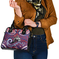 Samoa Gym Shoulder Handbag Muscle Samoan Tribal Waves - Polynesian Pride