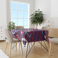 Samoa Gym Tablecloth Muscle Samoan Tribal Waves - Polynesian Pride