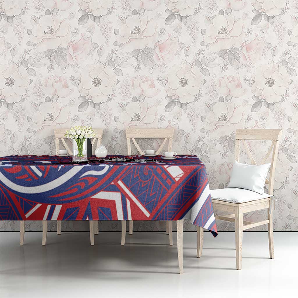 Samoa Gym Tablecloth Muscle Samoan Tribal Waves - Polynesian Pride