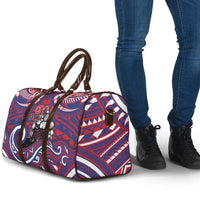Samoa Gym Travel Bag Muscle Samoan Tribal Waves DT05 - Polynesian Pride