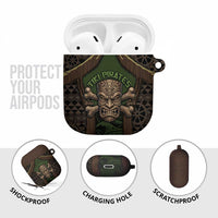 Hawaii Tiki Pirates AirPods Case Kakau Pattern Polynesian Style