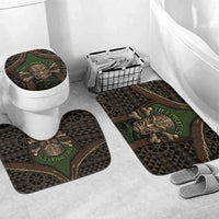 Hawaii Tiki Pirates Bathroom Set Kakau Pattern Polynesian Style